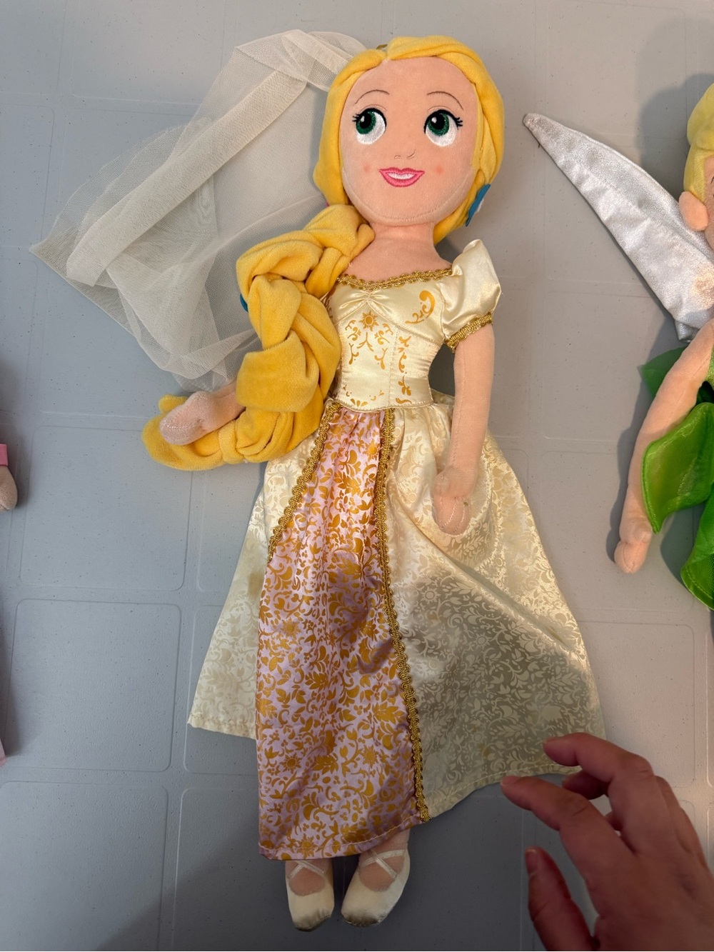 Large Rapunzel in Wedding attire doll plush